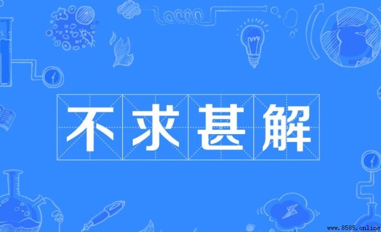 不求甚解的意思與用法解析