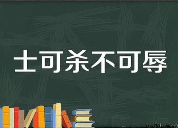 士可杀不可辱的意思