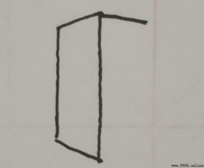 冰箱简笔画怎么画:几何形体分解教学