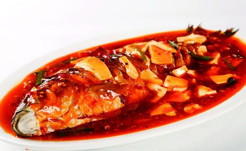 色香味俱全的麻婆豆腐魚