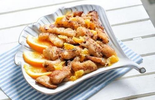 橙子炒肉的家常做法