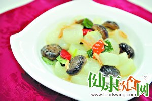 夏日消暑菜譜:珧柱焖雙冬 清爽鮮甜的家常做法