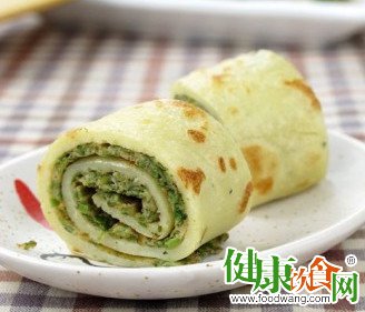 春日美食香椿蛋卷的做法