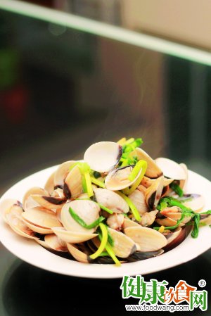 盛夏清爽小炒：姜葱炒白贝