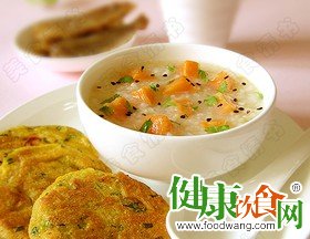 春季養生粥｜香腸青菜小米粥