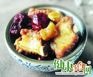 冬季御寒養生菜：紅棗桂圓燒排骨