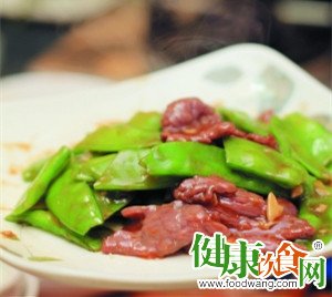 冬季快手菜:荷蘭豆炒牛肉
