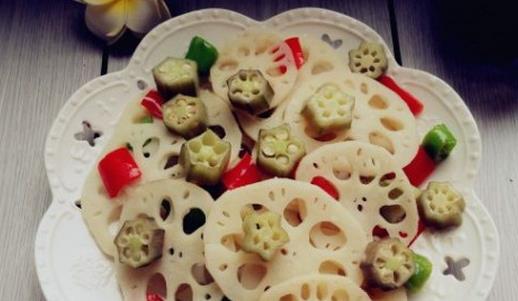 秋葵莲藕炒排骨食譜:低卡保健蔬菜的美味組合