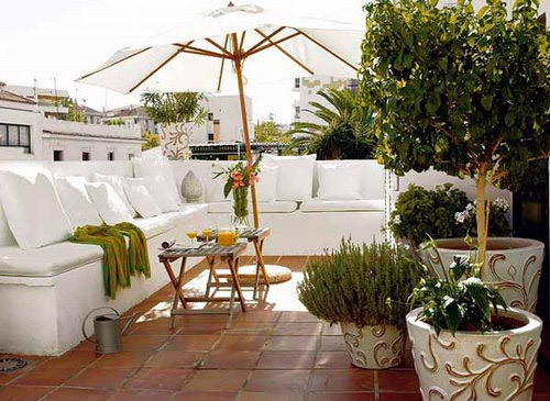 阳台休闲一角装修设计及图片精选
