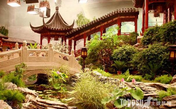 中式风格影楼装修设计 浪漫复古风