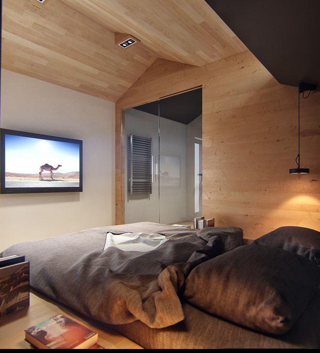 50㎡原木風簡約Loft：空間巧思與溫馨共存