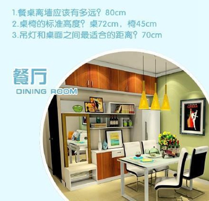 家具擺放最合理的尺寸大全