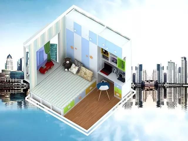 8㎡儿童房装修效果图：小空间多功能设计