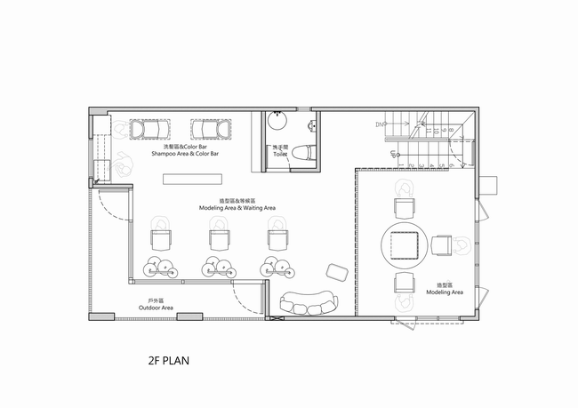 高雄 Split-Level 四層工業風理髮店，像走進一部精彩故事片