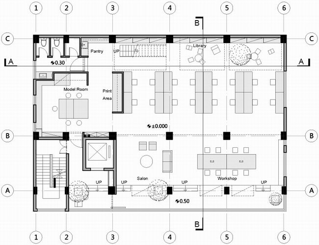 深圳蛇口工業風辦公室：WAU建築事務所的少干预設計