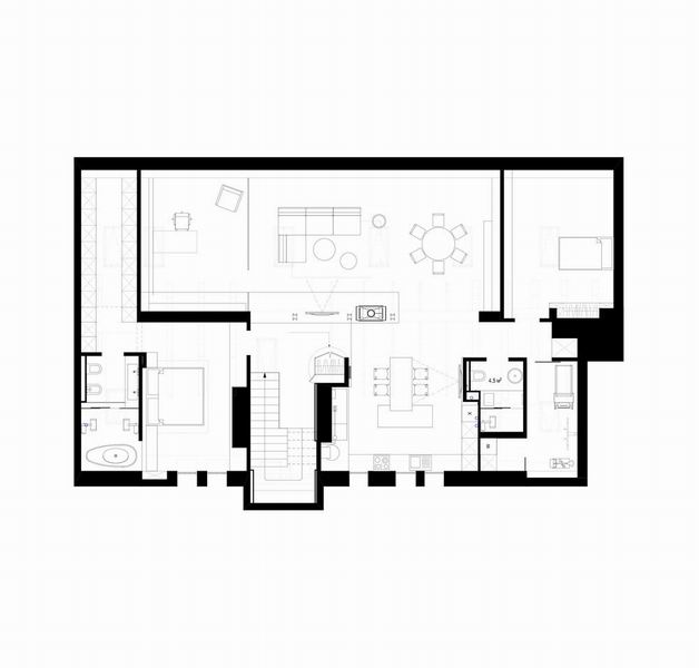 基隆閣樓公寓新體驗：Soesthetic  Group打造198坪新婚空間