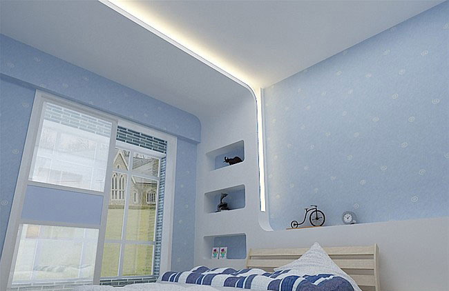 線條簡潔的品位臥室