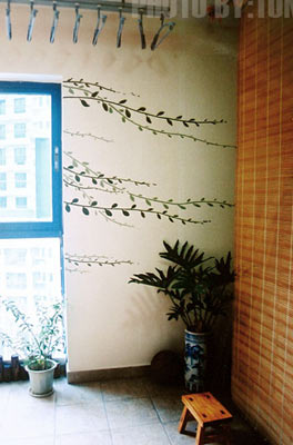 清新美眉的78平米私密小屋家居美图