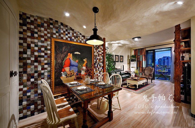 鬼手帕作品|森林恋歌童话小屋:100平三房的童话温謐