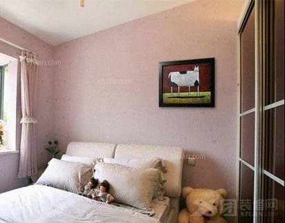 美丽可爱卡通装饰油画装点儿童房