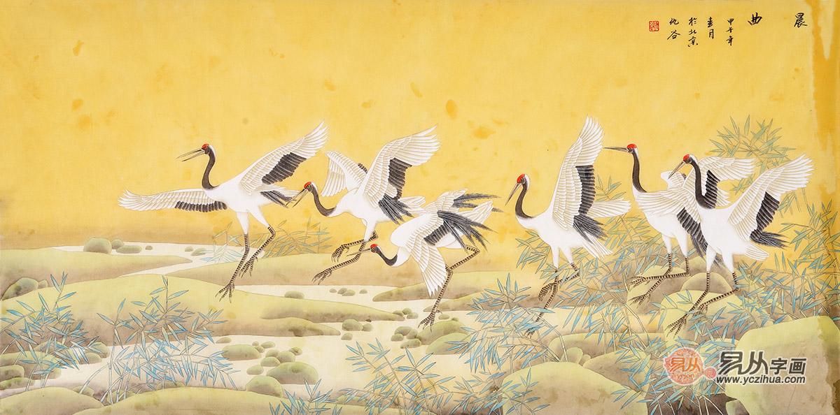客廳掛畫吉祥選擇：花鳥畫提升家居氣質