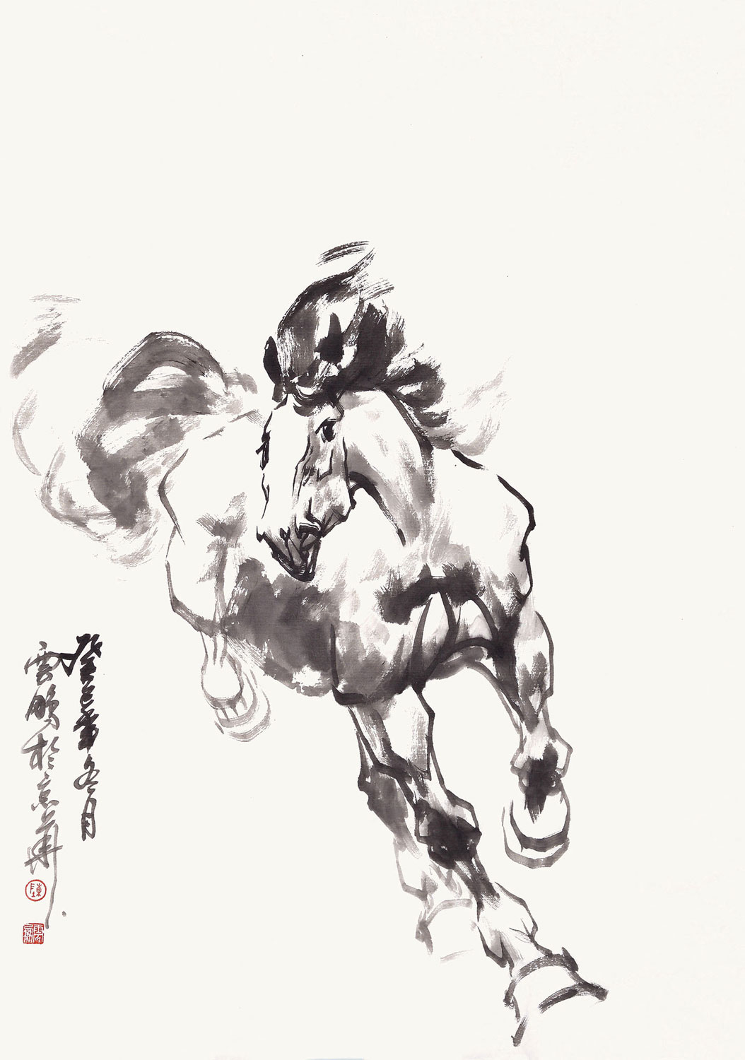 總經理辦公室掛畫選擇指南:推薦《一馬當先》與動物畫風水意義