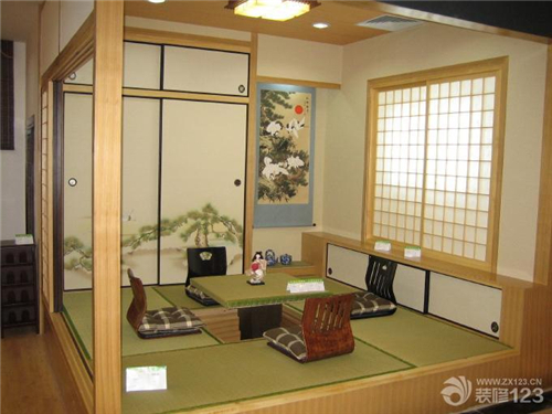 日式裝修效果圖 典雅之中淡品茶香