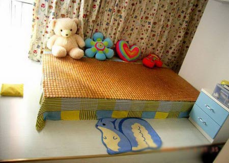甜蜜糖果色一室一厅装修：4万元打造43平米温馨小窝