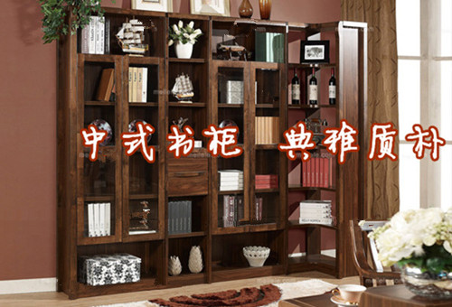 如何选择书房书柜？中韩美经典书房装修效果图欣赏