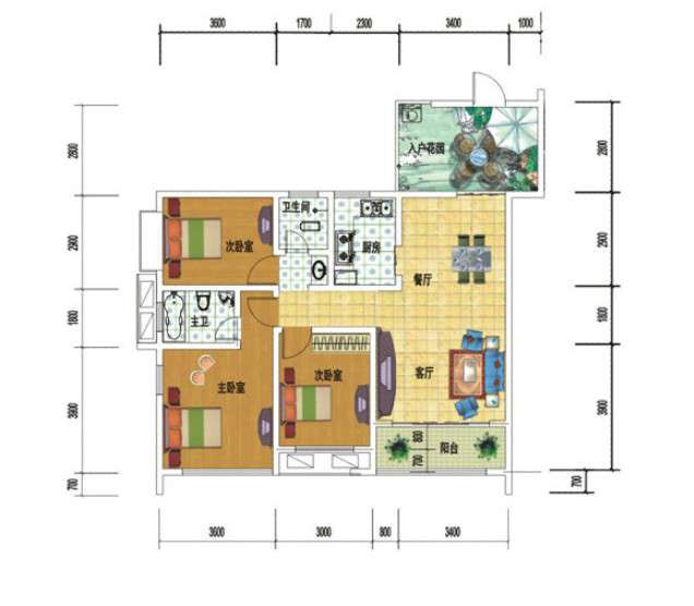 三室一廳戶型圖鑑:比例、布局與變更要點