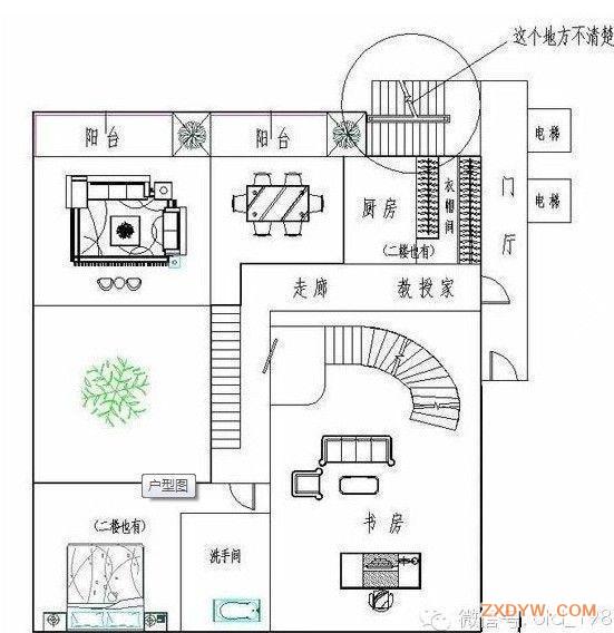 都敏俊豪宅平面圖手繪解析|進門客廳餐廳廚房完整格局揭露