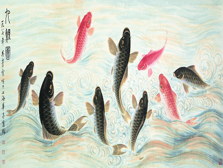 餐廳掛畫風水指南：九魚圖、果蔬畫與葡萄畫招財納福