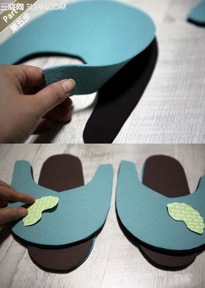 DIY手工缝制温暖室内拖鞋教程