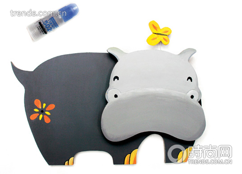 可愛河馬時鐘DIY:親手打造孩子喜愛的動物鐘表