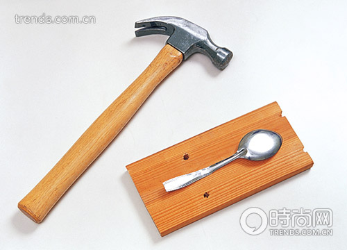 DIY 手工藝:製作簡易鐵勺燭台裝飾