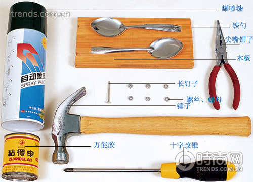 DIY 手工藝:製作簡易鐵勺燭台裝飾