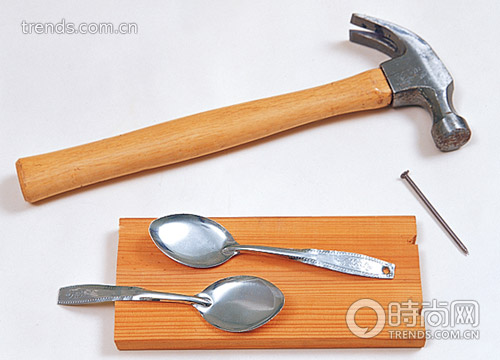 DIY 手工藝:製作簡易鐵勺燭台裝飾
