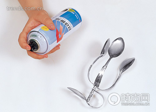 DIY 手工藝:製作簡易鐵勺燭台裝飾