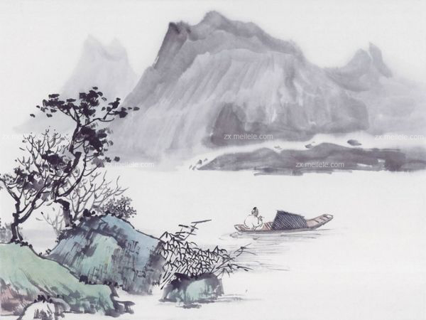 中國山水畫壁紙圖片大全