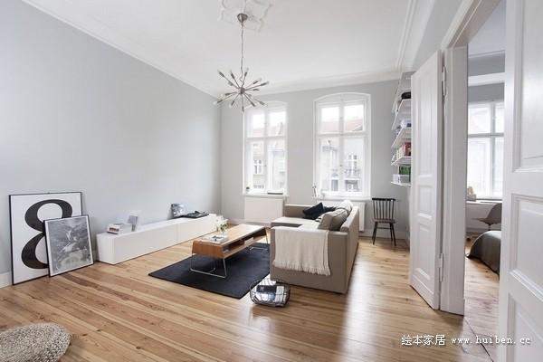 62 平方米溫馨純淨小公寓｜波蘭 Poznan 的北欧風簡約居所