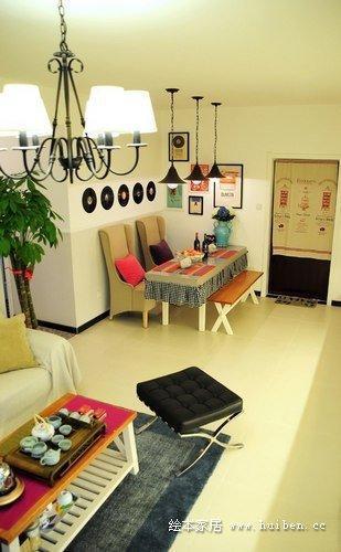 甜蜜婚房亮明艳色调